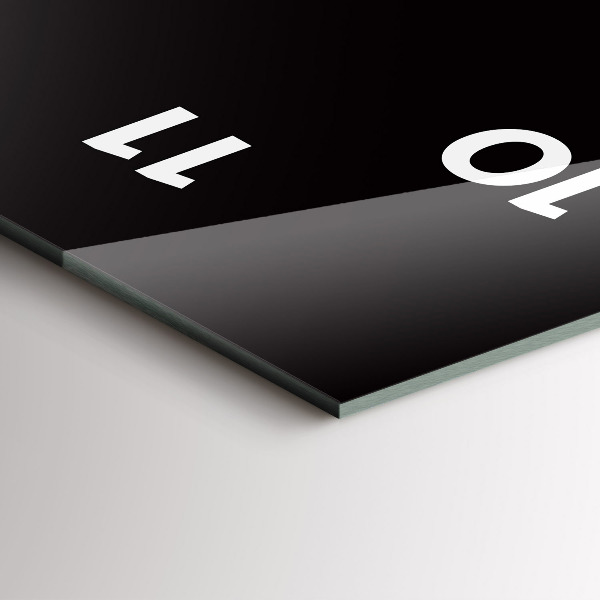 Horloge murale verticale 'du jus d''orange'