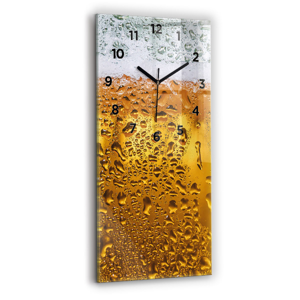 Horloge murale verticale Une chope de bière