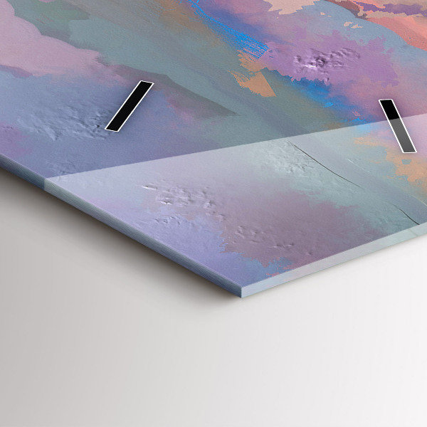 Horloge murale verticale Champ de tournesols