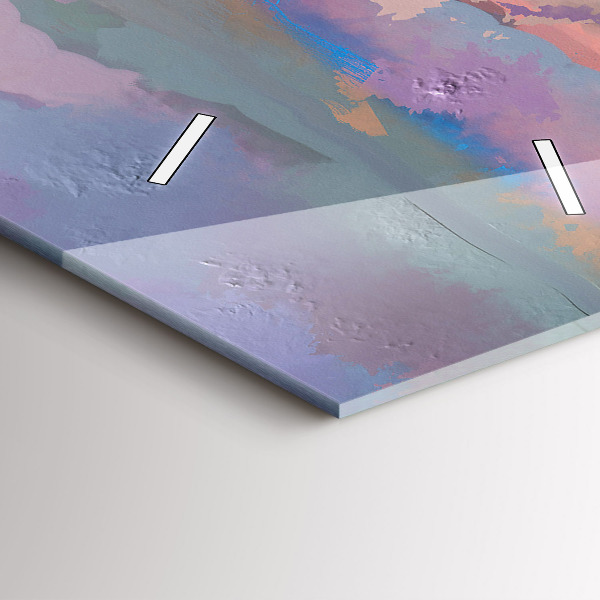 Horloge murale verticale Champ de tournesols