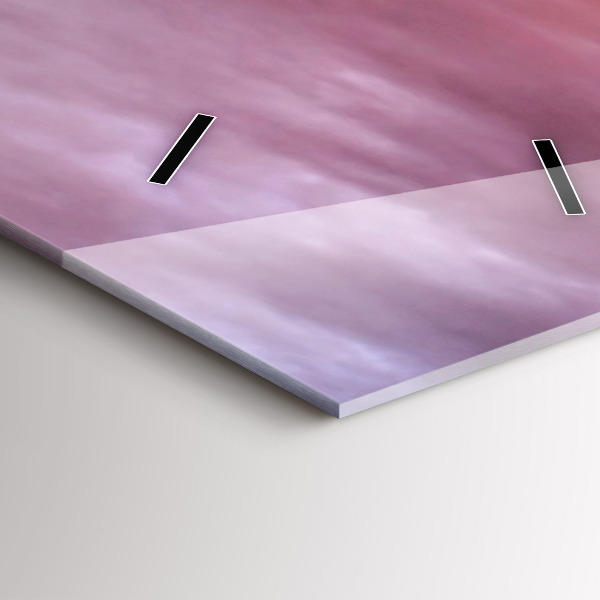 Horloge rectangulaire verticale Vieux moulin à vent à Santorin