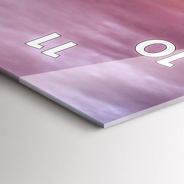 Horloge rectangulaire verticale Vieux moulin à vent à Santorin