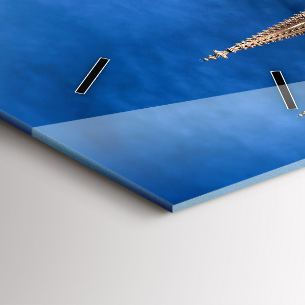 Horloge rectangulaire verticale Pont en Allemagne