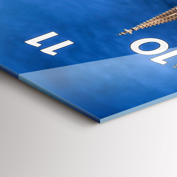 Horloge rectangulaire verticale Pont en Allemagne