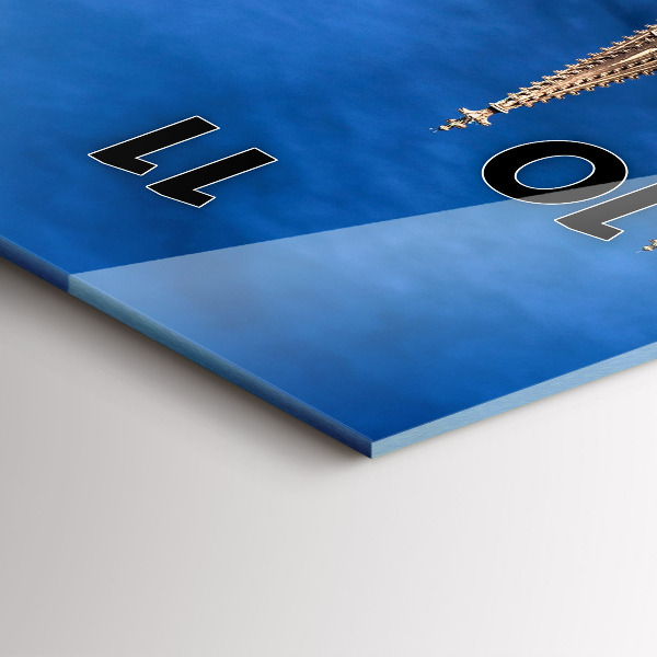 Horloge rectangulaire verticale Pont en Allemagne