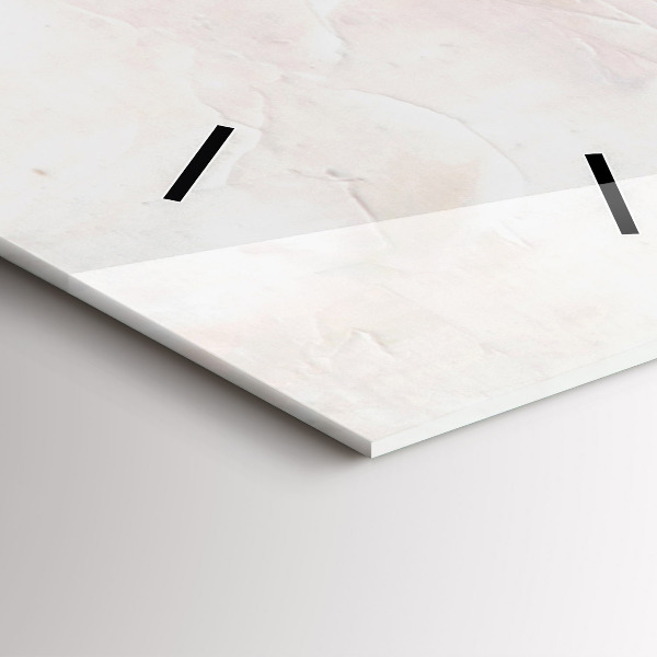 Horloge rectangulaire verticale 'Peinture à l''huile yacht mer'