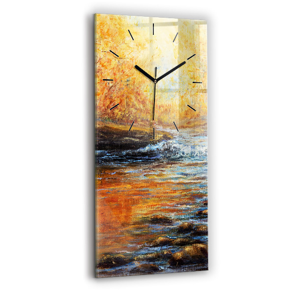 Horloge murale verticale Art artistique