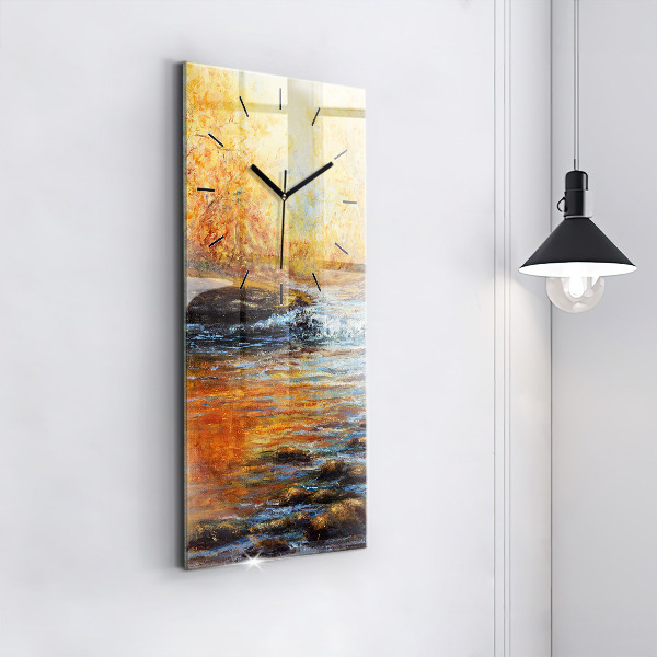 Horloge murale verticale Art artistique