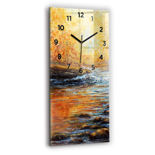 Horloge murale verticale Art artistique