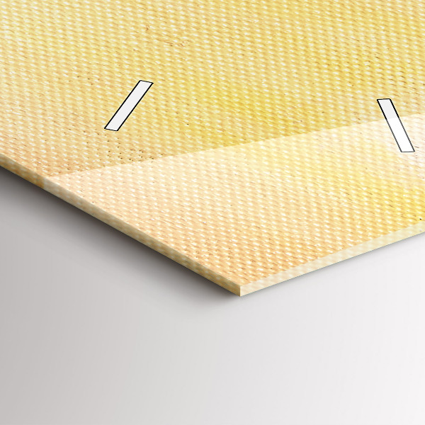 Horloge rectangulaire verticale 'Composition de l''huile dans la forêt'