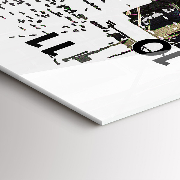 Horloge rectangulaire verticale La ville de New York