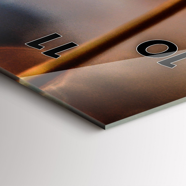 Horloge rectangulaire verticale Pissenlit avec rosée