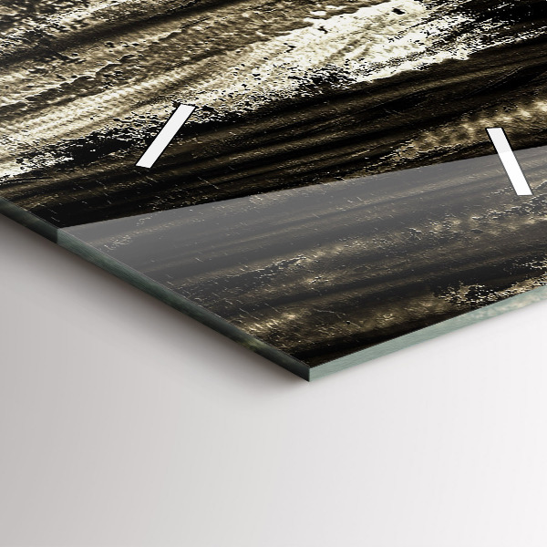 Horloge rectangulaire verticale Femme par une nuit pluvieuse