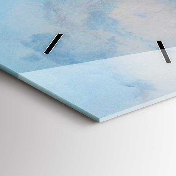 Horloge rectangulaire verticale 'Un bateau sur l''eau'