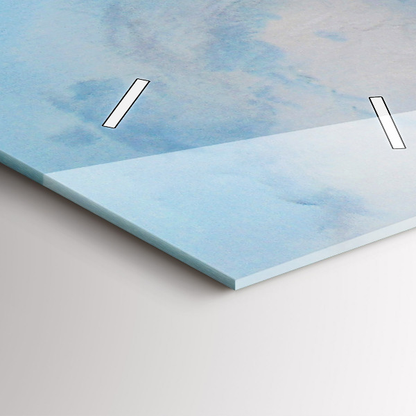 Horloge rectangulaire verticale 'Un bateau sur l''eau'