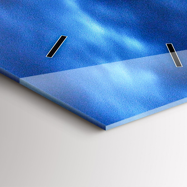 Horloge rectangulaire verticale Sydney le soir