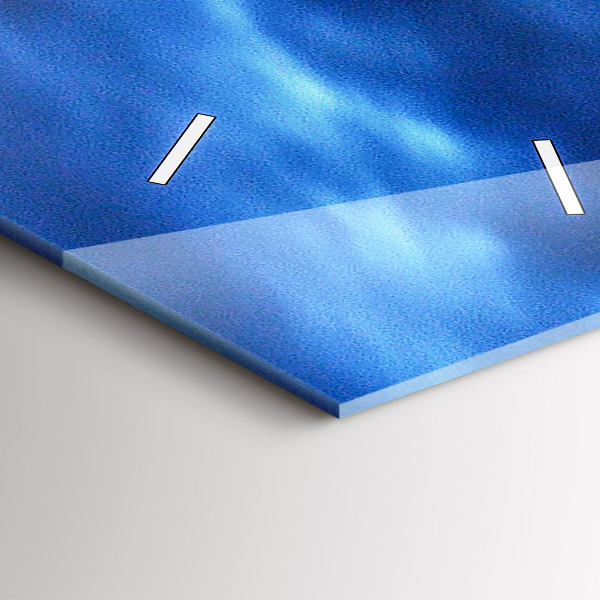 Horloge rectangulaire verticale Sydney le soir