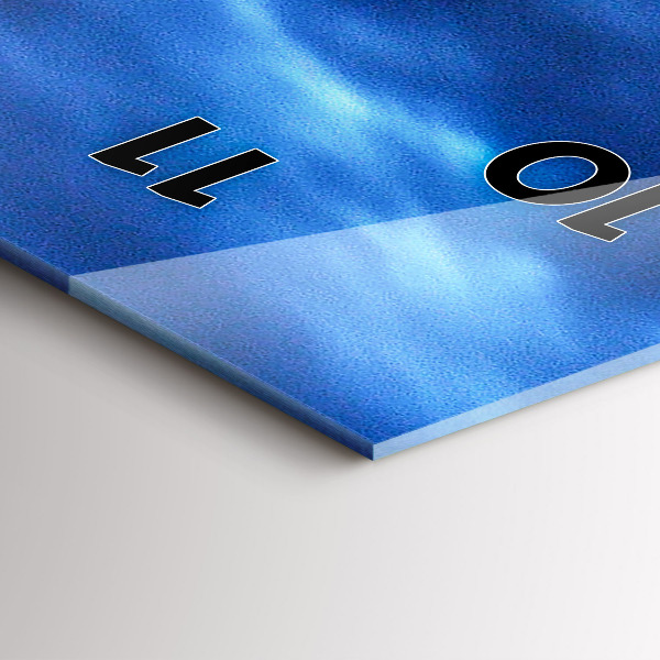 Horloge rectangulaire verticale Sydney le soir