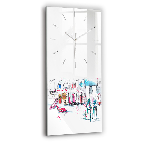 Horloge rectangulaire verticale 'L''élément de la féminité'