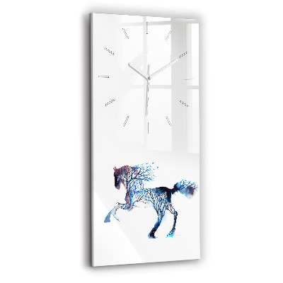 Horloge rectangulaire verticale 'Nature de l''animal'