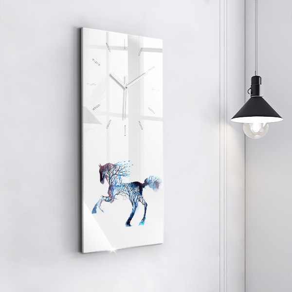 Horloge rectangulaire verticale 'Nature de l''animal'