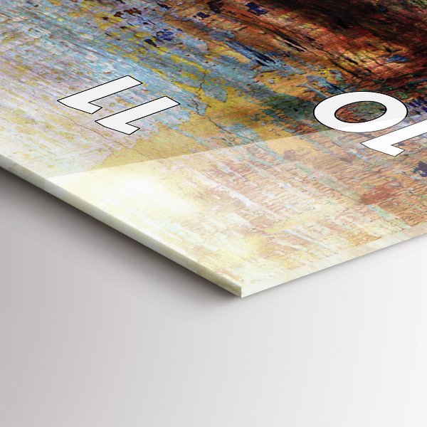 Horloge rectangulaire verticale Street Art Eye