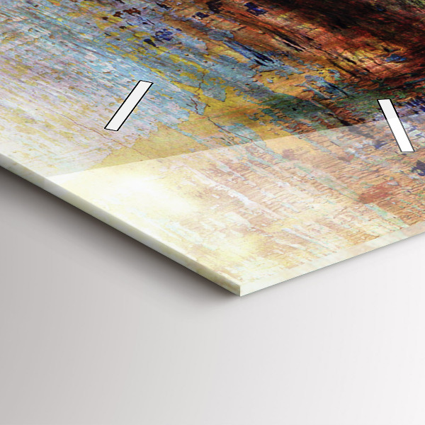 Horloge rectangulaire verticale Street Art Eye