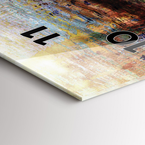 Horloge rectangulaire verticale Street Art Eye