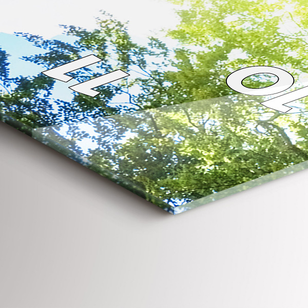 Horloge rectangulaire verticale Paysage de la lagune