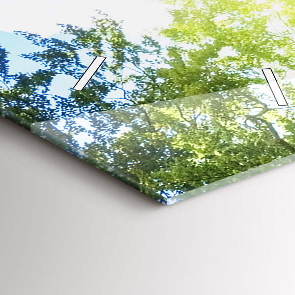 Horloge rectangulaire verticale Paysage de la lagune