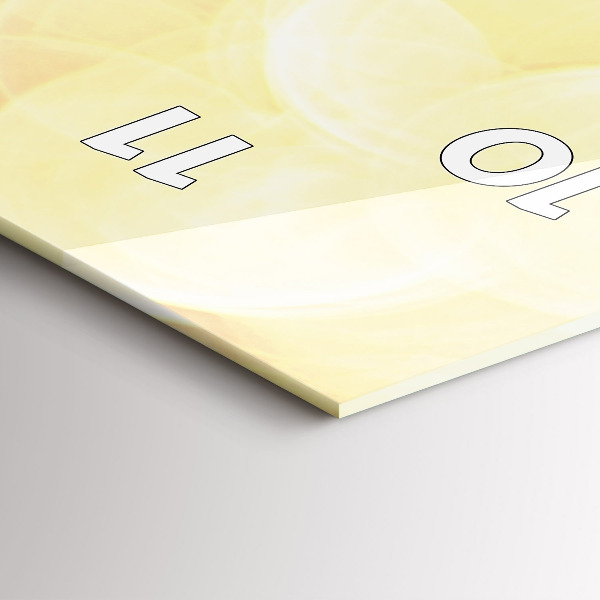 Horloge rectangulaire verticale Camping-car sur la plage