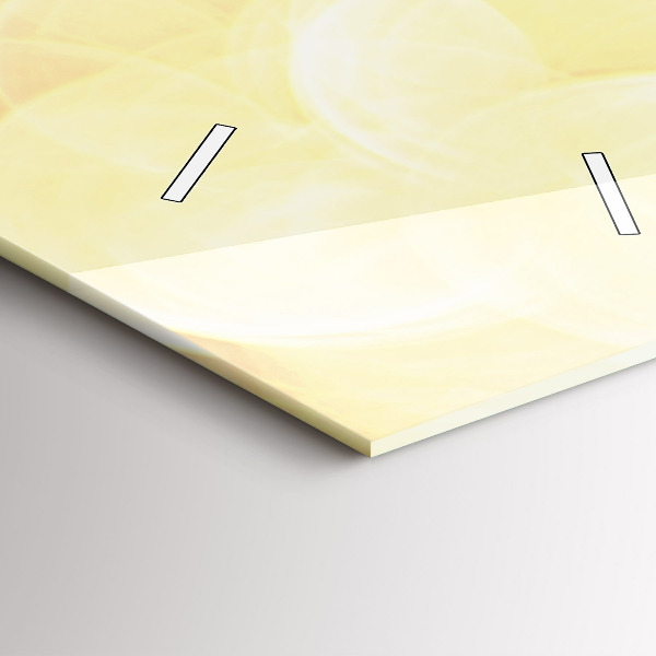 Horloge rectangulaire verticale Camping-car sur la plage