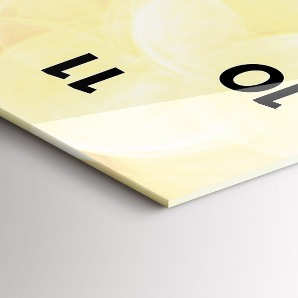 Horloge rectangulaire verticale Camping-car sur la plage