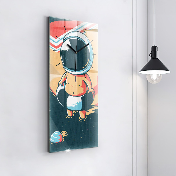 Horloge rectangulaire verticale 'L''imagination des enfants'