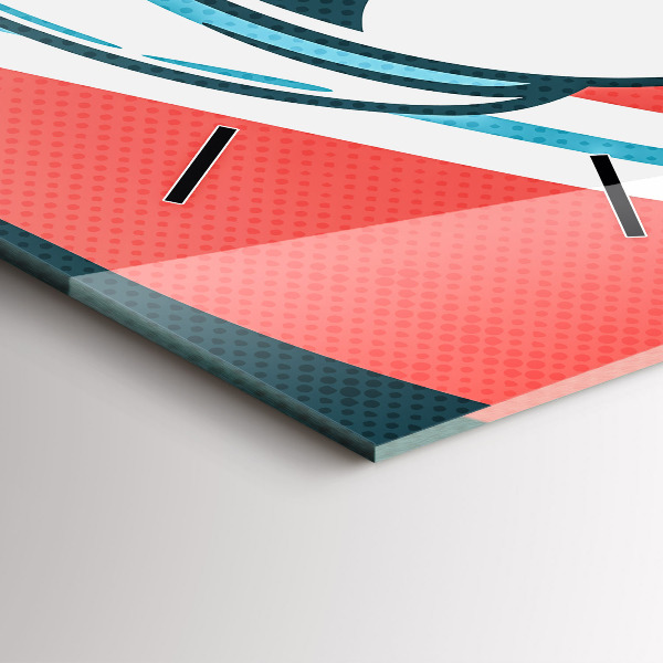 Horloge rectangulaire verticale 'L''imagination des enfants'