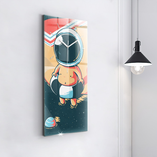 Horloge rectangulaire verticale 'L''imagination des enfants'