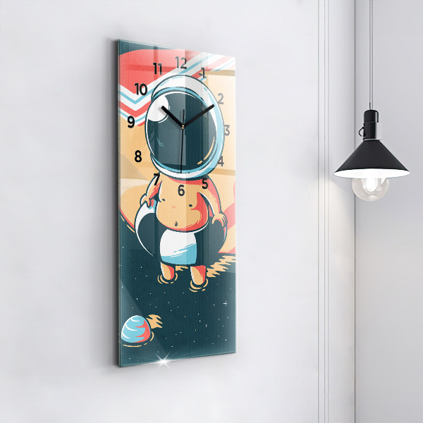 Horloge rectangulaire verticale 'L''imagination des enfants'