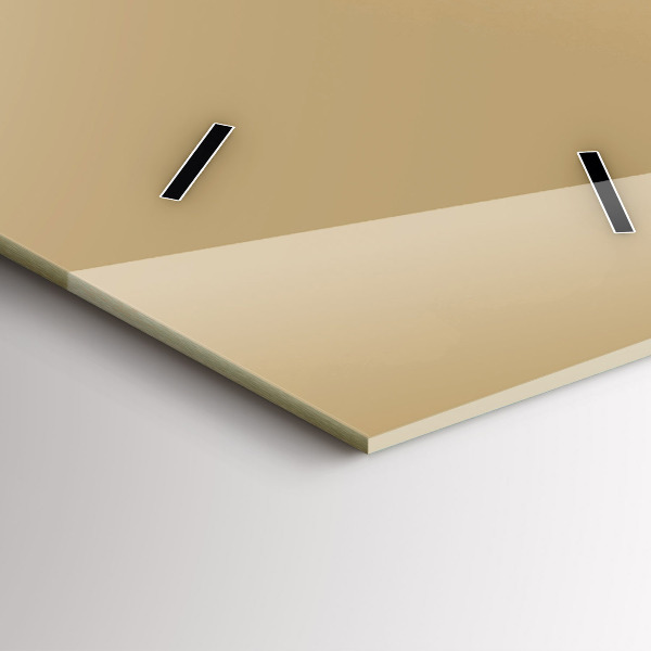 Horloge rectangulaire verticale Hibou - un signe de sagesse