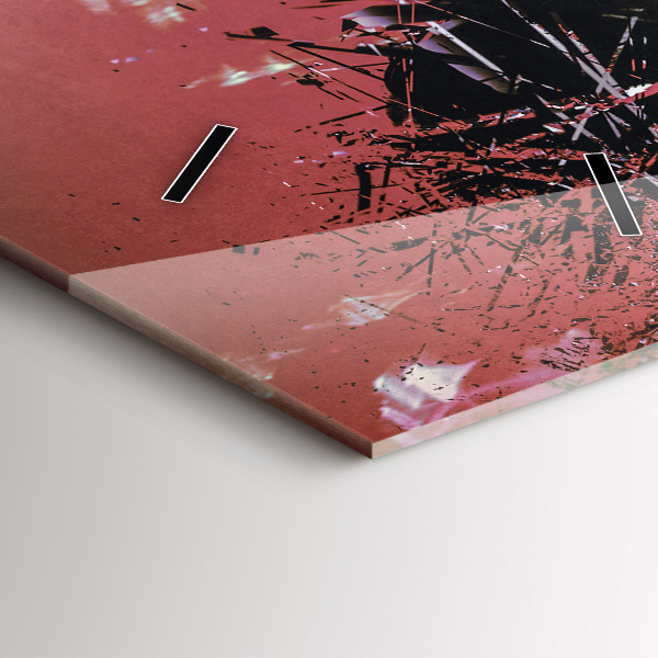 Horloge rectangulaire verticale Cyberespace