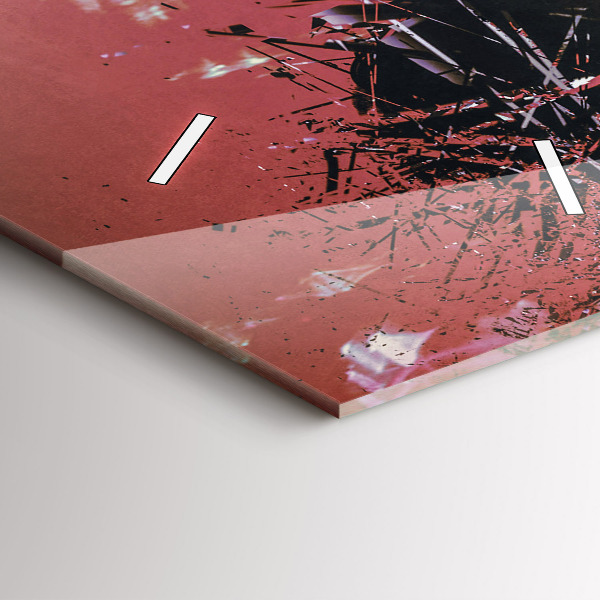 Horloge rectangulaire verticale Cyberespace