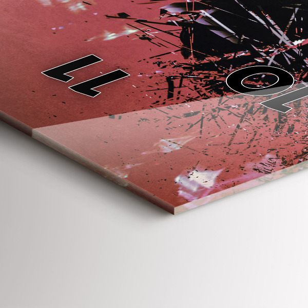 Horloge rectangulaire verticale Cyberespace