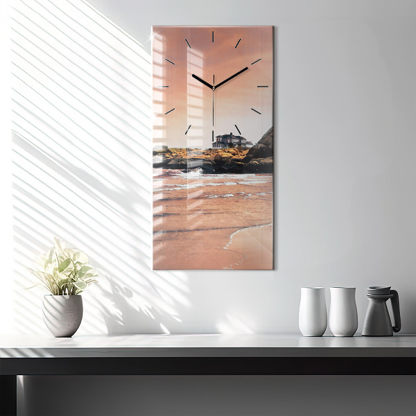 Horloge rectangulaire verticale Côte de Sherman