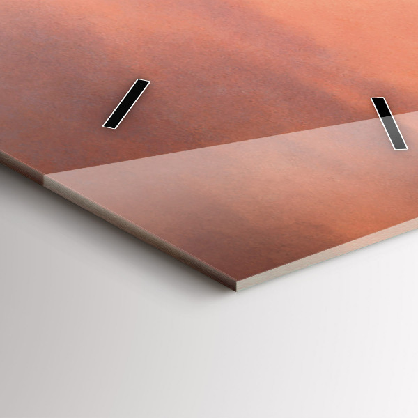 Horloge rectangulaire verticale Côte de Sherman