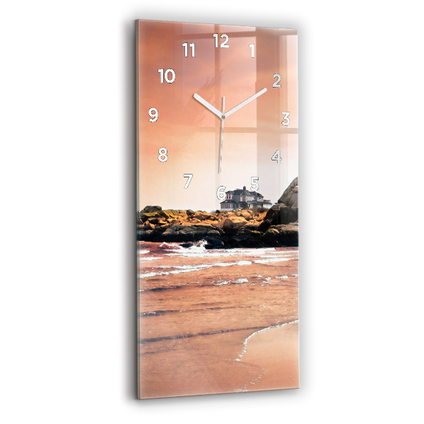 Horloge rectangulaire verticale Côte de Sherman