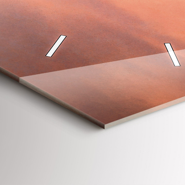 Horloge rectangulaire verticale Côte de Sherman