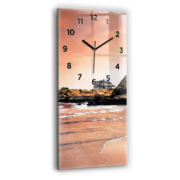 Horloge rectangulaire verticale Côte de Sherman