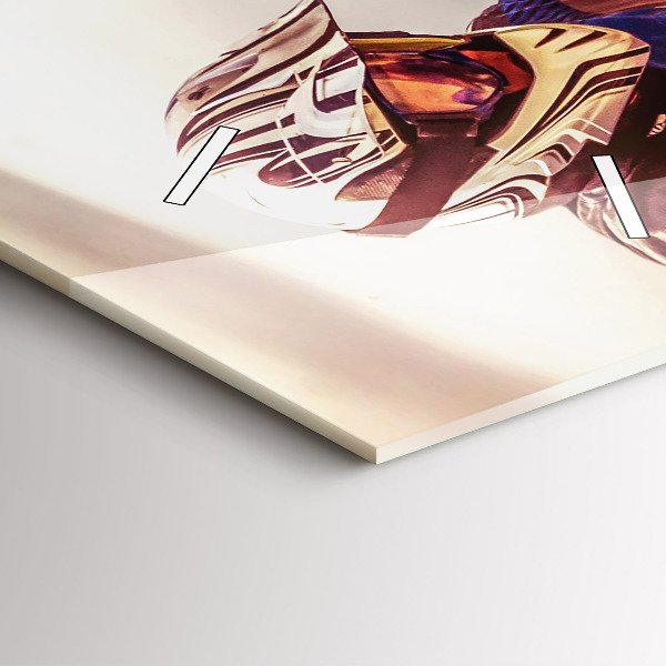 Horloge rectangulaire verticale Motocross Enduro