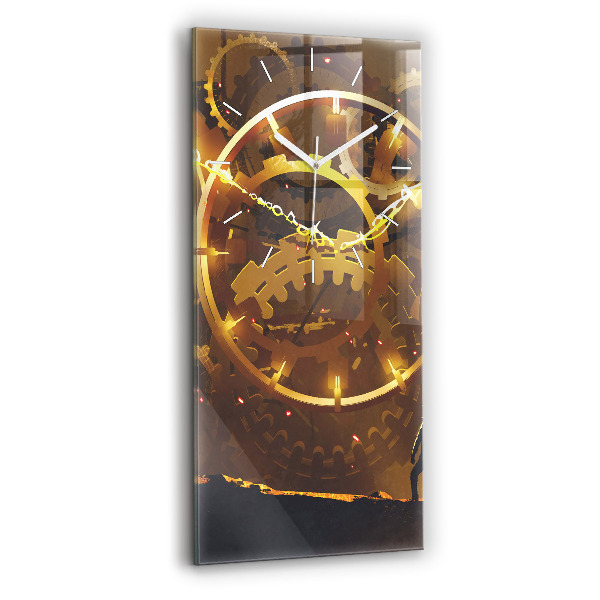 Horloge rectangulaire verticale Temps – Mécanisme