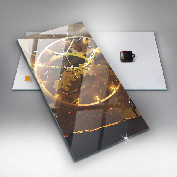 Horloge rectangulaire verticale Temps – Mécanisme