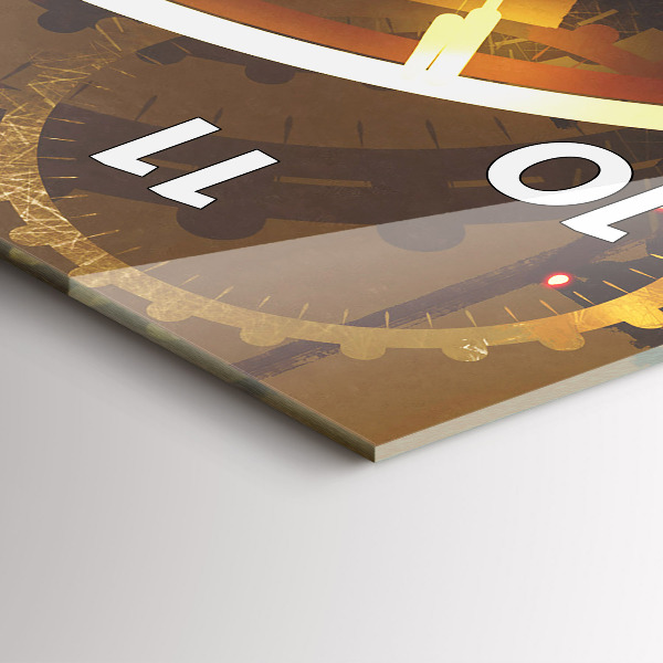 Horloge rectangulaire verticale Temps – Mécanisme